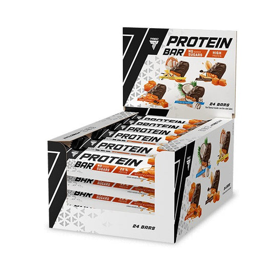 Trec Nutrition Protein Bar, Nougat & Caramel - 24 x 46g