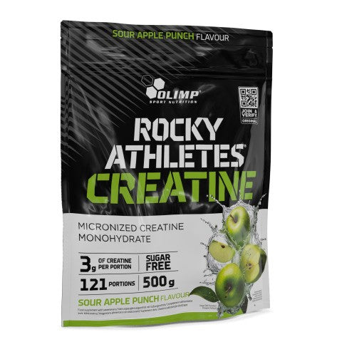Olimp Nutrition Rocky Athletes Creatine, Sour Apple Punch - 500g