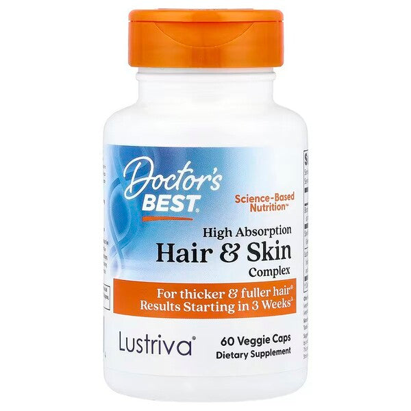 Doctor's Best High Absorption Hair & Skin Complex - 60 vaps