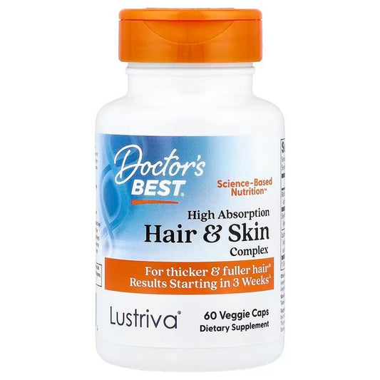 Doctor's Best High Absorption Hair & Skin Complex - 60 vaps