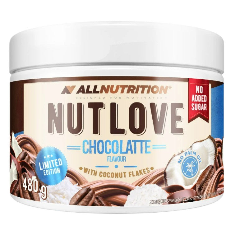 Allnutrition Nutlove, Chocolatte with Coconut Flakes - 480g