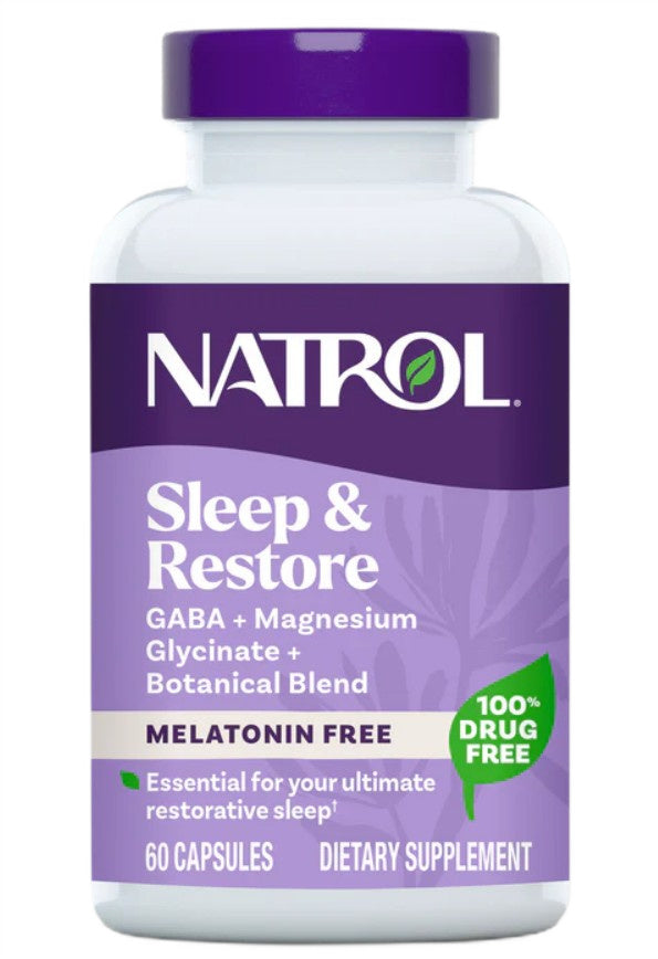 Natrol Sleep & Restore Melatonin Free - 60 caps