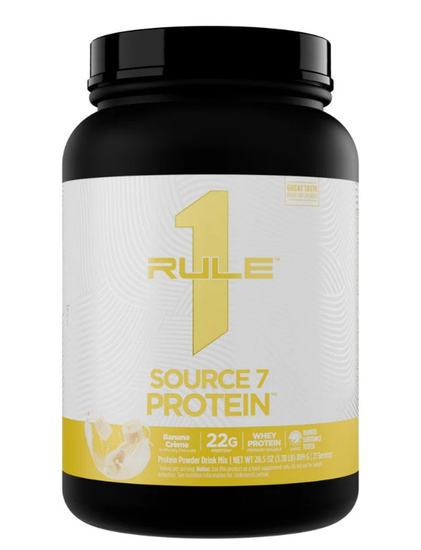 Rule One Source7 Protein, Banana Creme - 809g