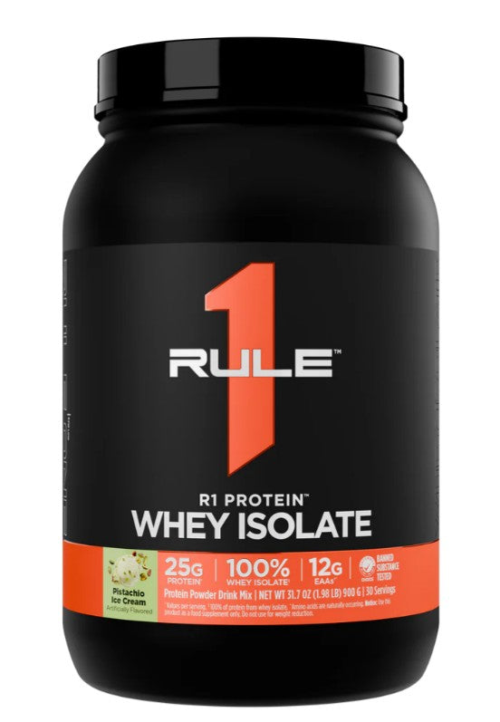 Rule One Whey Isolate, Pistachio Ice Cream - 900g
