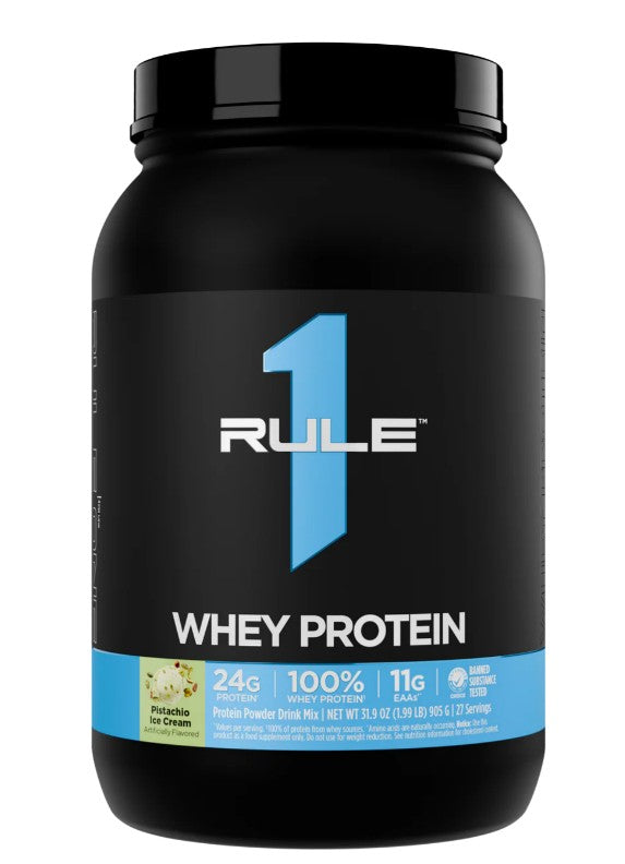Rule One Whey Protein, Pistachio Ice Cream - 905g