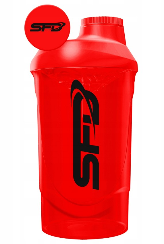 Allnutrition SFD Shaker, Fire Red - 600 ml.