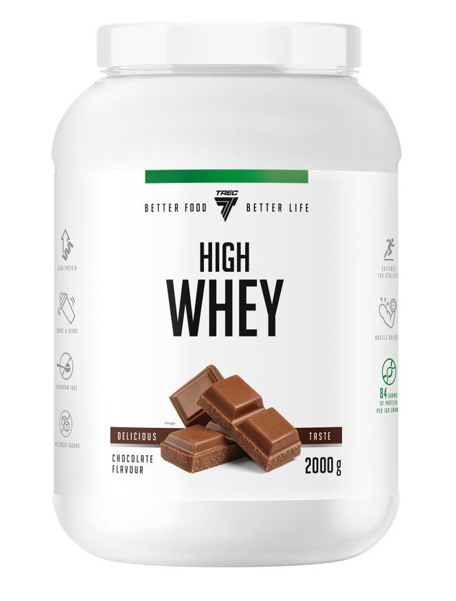 Trec Nutrition High Whey, Chocolate - 2000g