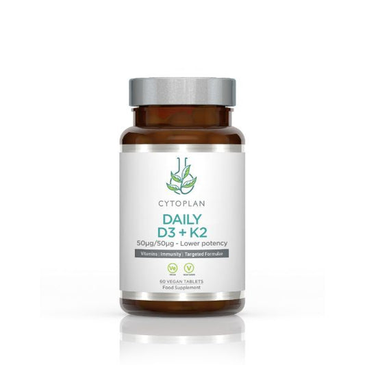 Cytoplan Daily D3 + K2 - 60 vegan tabs