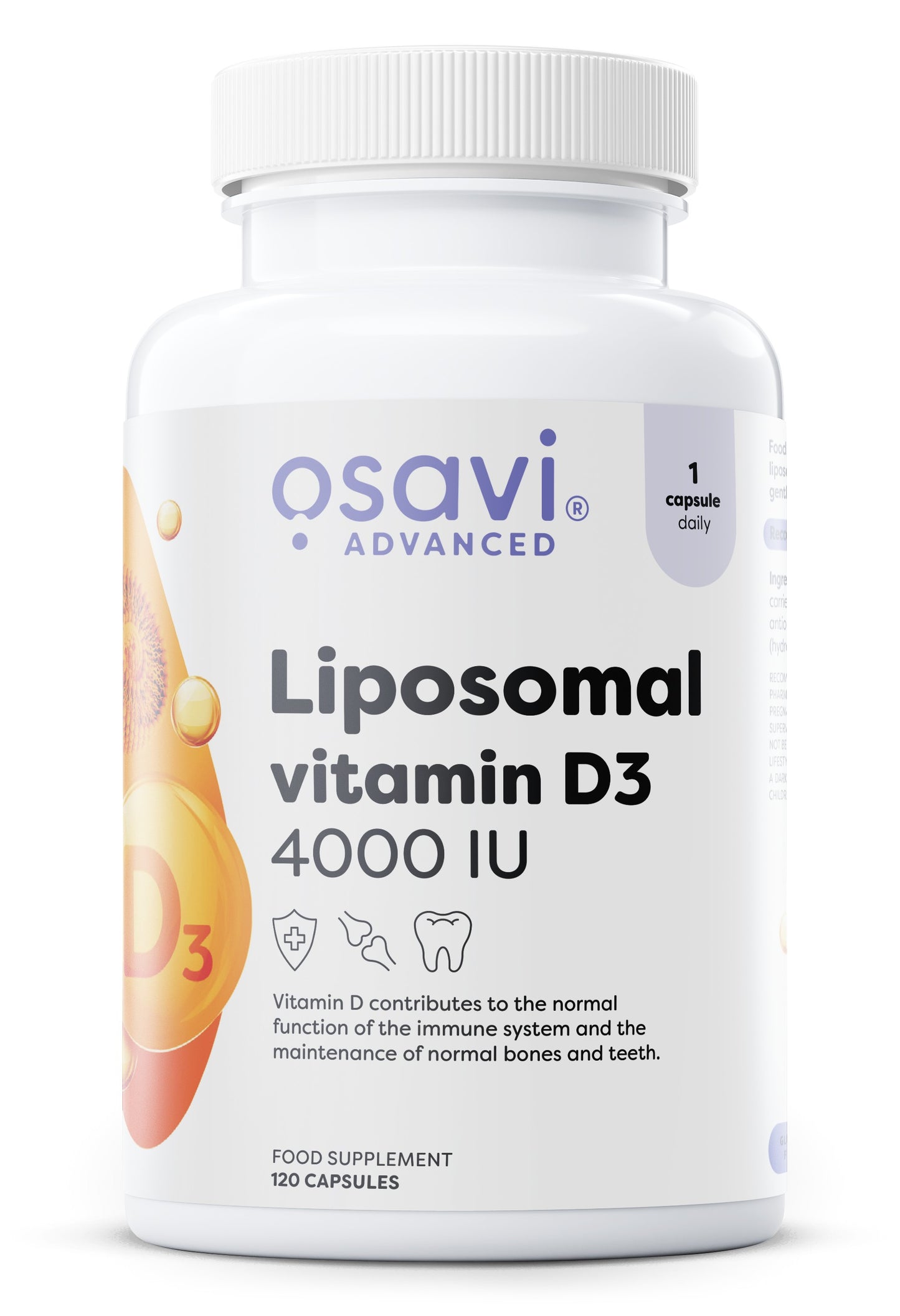 Osavi Liposomal Vitamin D3, 4000 IU - 120 caps