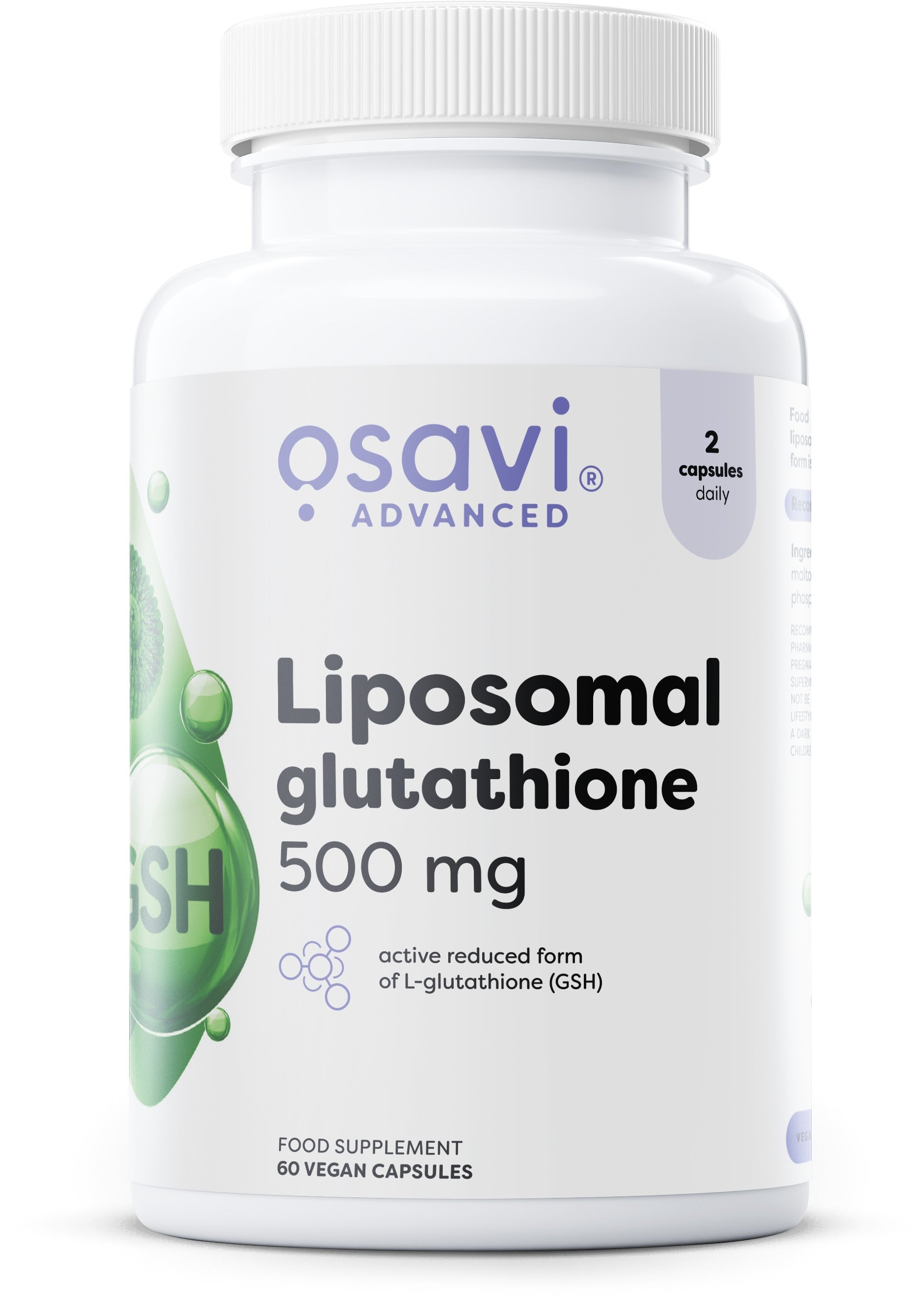 Osavi Liposomal Glutathione, 500 mg - 60 vegan caps