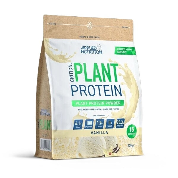 Applied Nutrition Critical Plant Protein, Vanilla - 450g