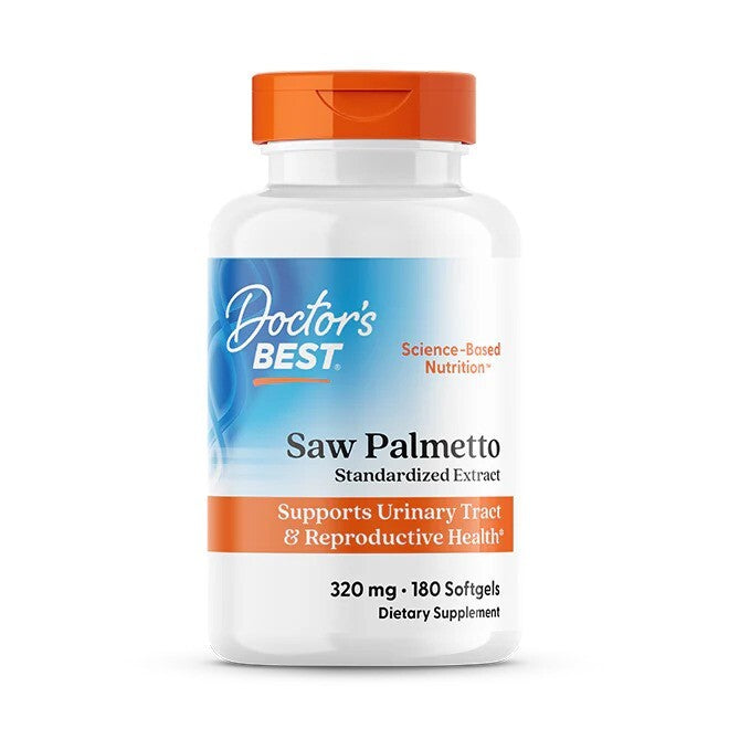 Doctor's Best Saw Palmetto Standardized Extract, 320mg - 180 softg