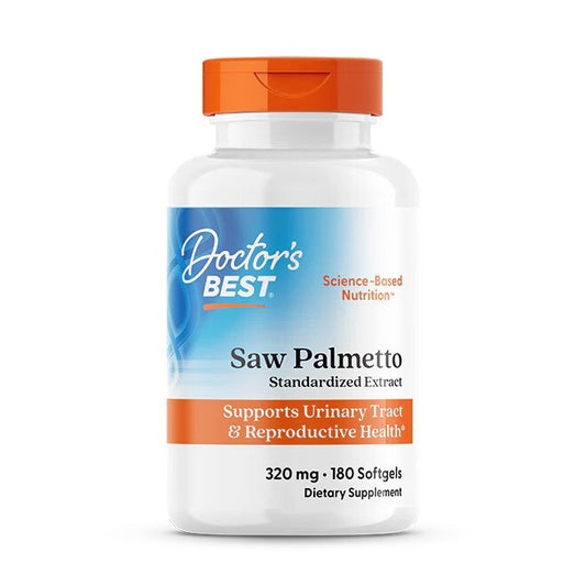 Doctor's Best Saw Palmetto Standardized Extract, 320mg - 180 softg