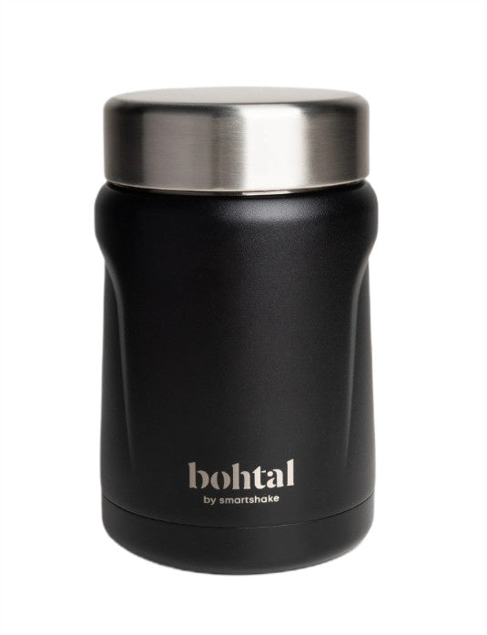 SmartShake Bohtal Insulated Food Jar, Black - 550 ml.