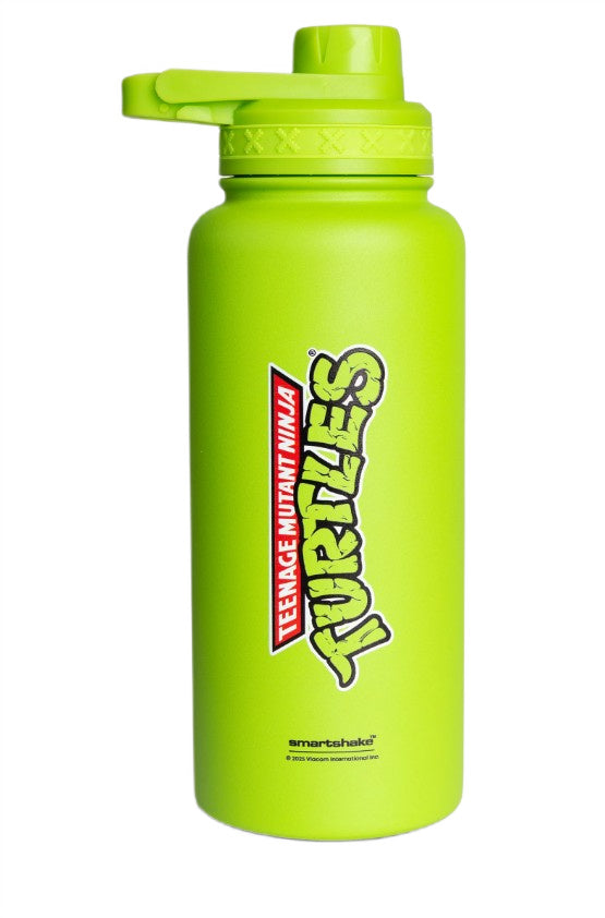 SmartShake Bohtal Insulated Sports Bottle - TMNT, Classic Logo Gre