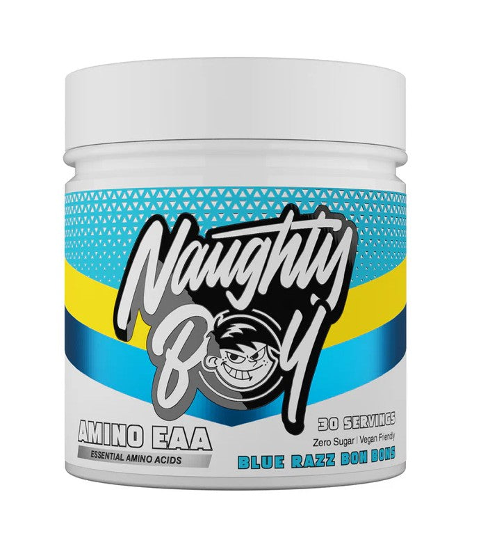 Naughty Boy Amino EAA, Blue Razz Bon Bons - 345g