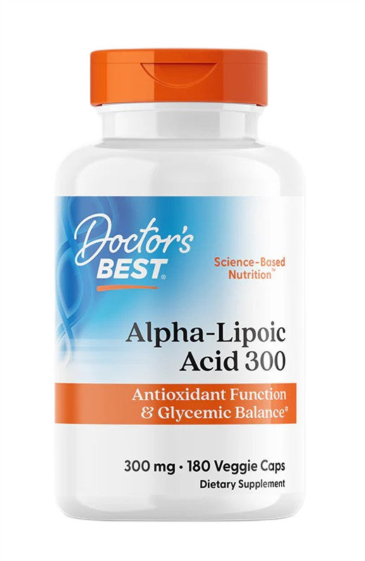 Doctor's Best Alpha-Lipoic Acid, 300mg - 180 vcaps