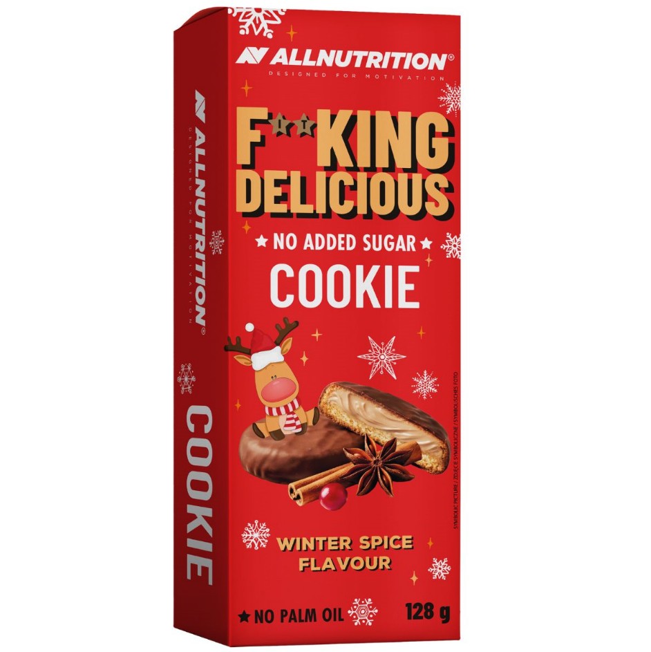 Allnutrition Fitking Delicious Cookie, Winter Spice - 128g
