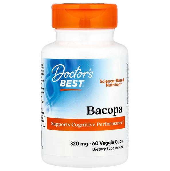 Doctor's Best Bacopa, 320mg - 60 vcaps