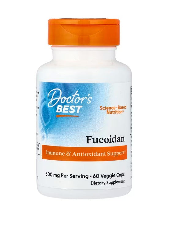 Doctor's Best Fucoidan, 600mg - 60 vcaps