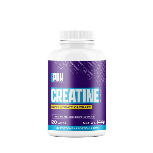 6PAK Creatine Monohydrate, 4000mg - 120 caps