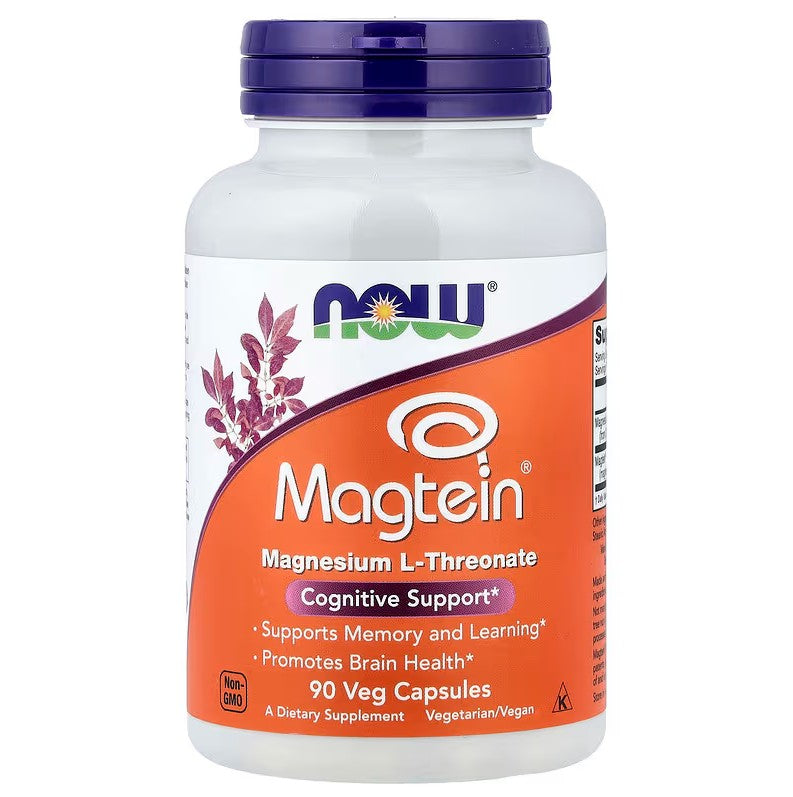 NOW Foods Magtein Magnesium L-Threonate - 90 vcaps