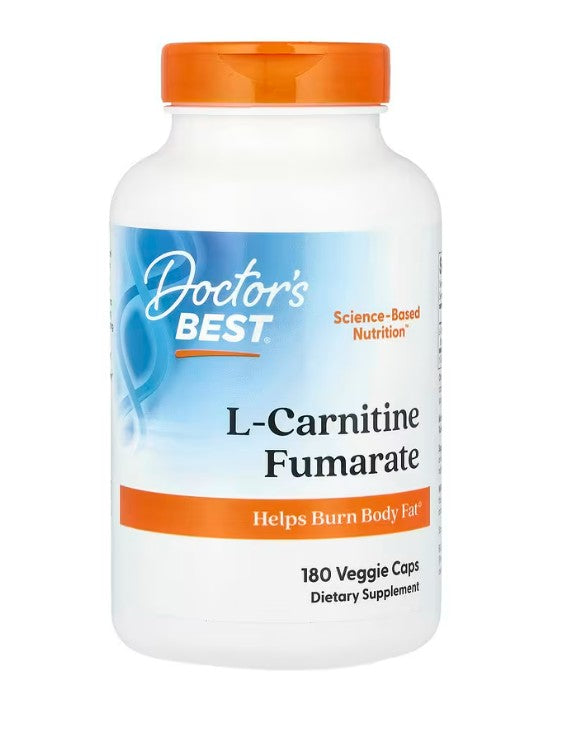 Doctor's Best L-Carnitine Fumarate - 180 vcaps