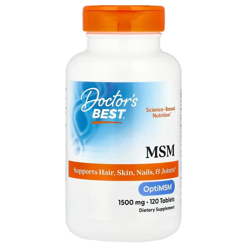 Doctor's Best MSM with OptiMSM, 1500mg - 120 tablets