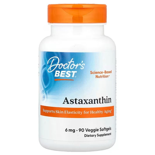 Doctor's Best Astaxanthin, 6mg - 90 veggie softgels