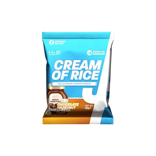 Trained by JP Cream of Rice, Chocolate Hazelnut Spread - 50g (2 se