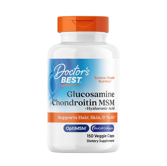 Doctor's Best Glucosamine Chondroitin MSM + Hyaluronic Acid - 150