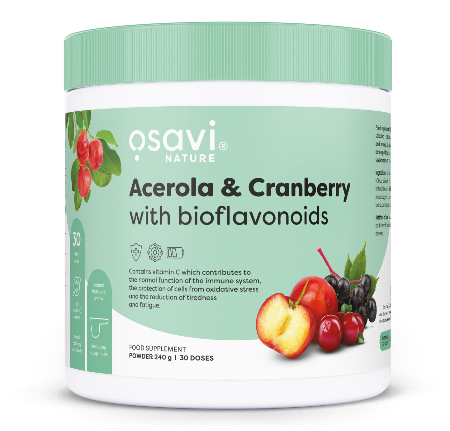 Osavi Acerola & Cranberry with Bioflavonoids - 240g