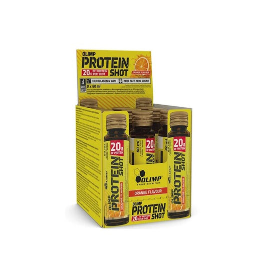 Olimp Nutrition Protein Shot, Orange - 9 x 60 ml.