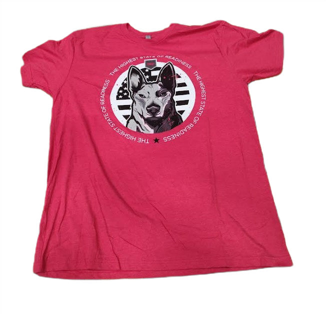 Redcon1 Redcon1 The Highest State Of Readiness K9 T-Shirt, Red - X