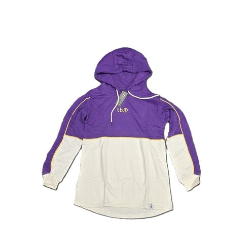 Trained by JP TBJP Hoodie, Purple White - X-Small