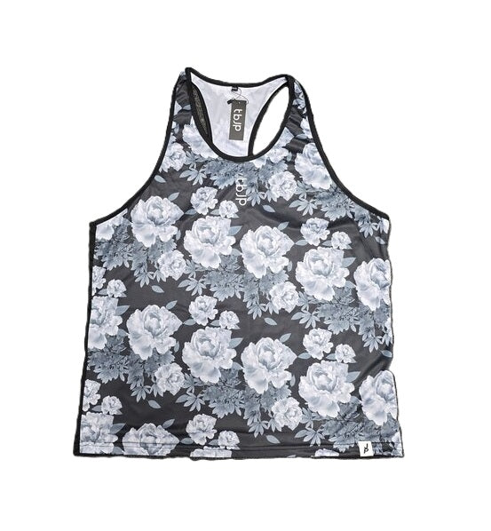 Trained by JP TBJP Tank Top, Flowers Blue - XXX-Large
