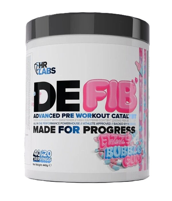 HR Labs Defib Advanced Pre Workout Catalyst, Fizzy Bubble Gum - 44