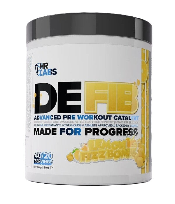 HR Labs Defib Advanced Pre Workout Catalyst, Lemon Fizz Bombs - 44
