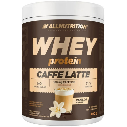 Allnutrition Whey Protein Caffe Latte, Vanilla - 400g