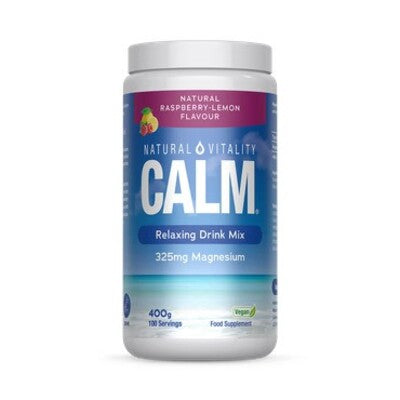Natural Vitality Calm Relaxing Drink Mix, Natural Raspberry-Lemon