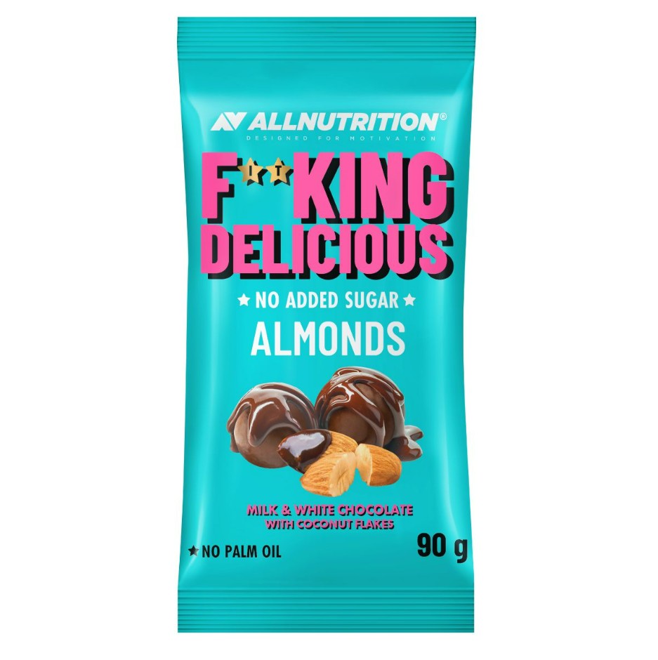 Allnutrition Fitking Delicious Almonds, Milk & White Chocolate wit