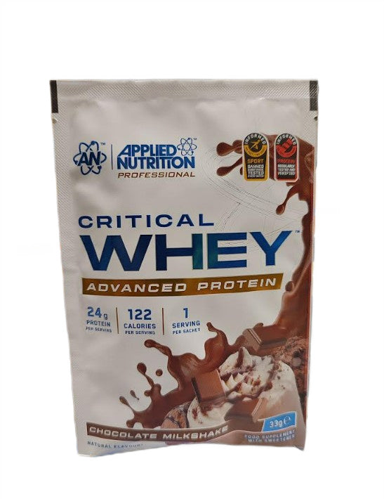 Applied Nutrition Critical Whey, Chocolate Milkshake - 33g (1 serv