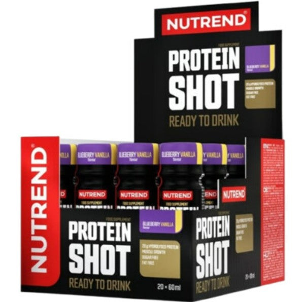 Nutrend Protein Shot, Blueberry Vanilla - 20 x 60 ml.