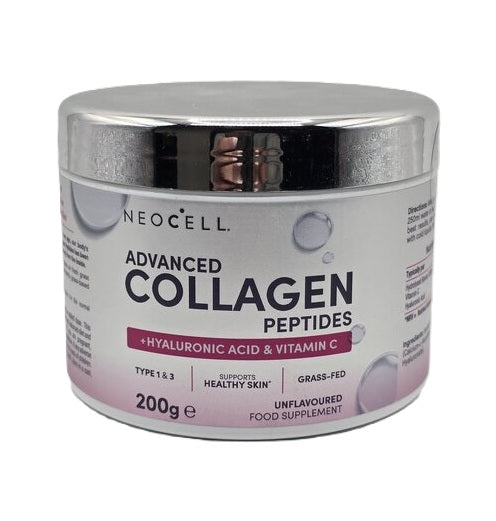 NeoCell Advanced Collagen Peptides with Vitamin C & Hyaluronic Aci