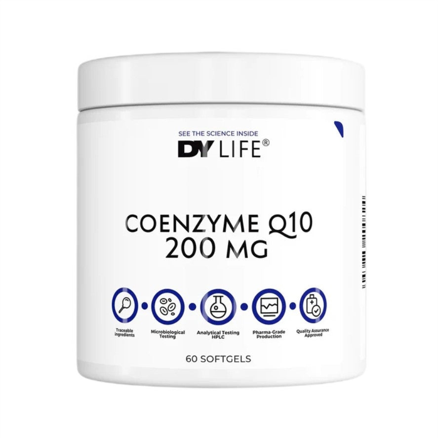 Dorian Yates DY LIFE Coenzyme Q10, 200mg - 60 softgels