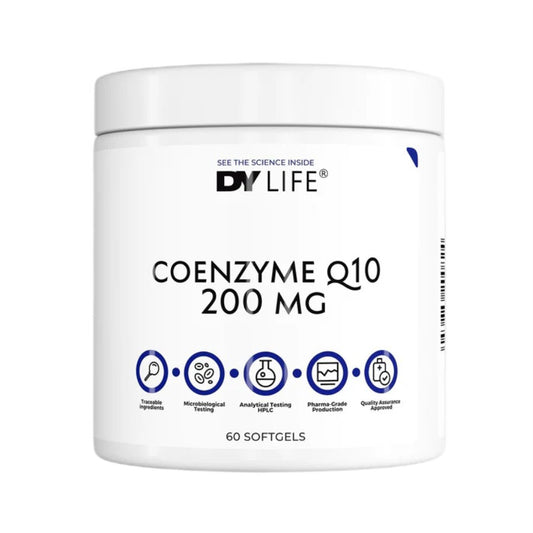 Dorian Yates DY LIFE Coenzyme Q10, 200mg - 60 softgels