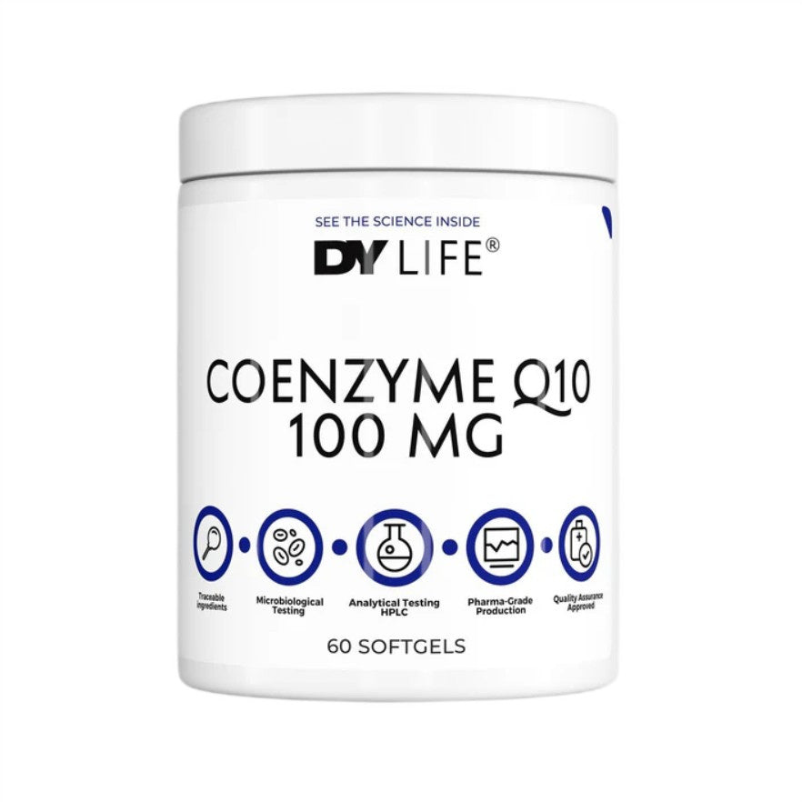 Dorian Yates DY LIFE Coenzyme Q10, 100mg - 60 softgels
