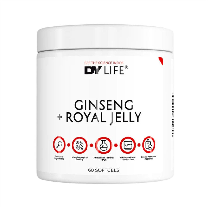 Dorian Yates DY LIFE Ginseng + Royal Jelly - 60 softgels