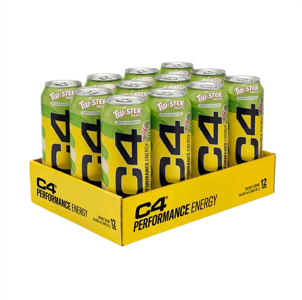 Cellucor C4 Performance Energy, Twister Pineapple - 12 x 500 ml.