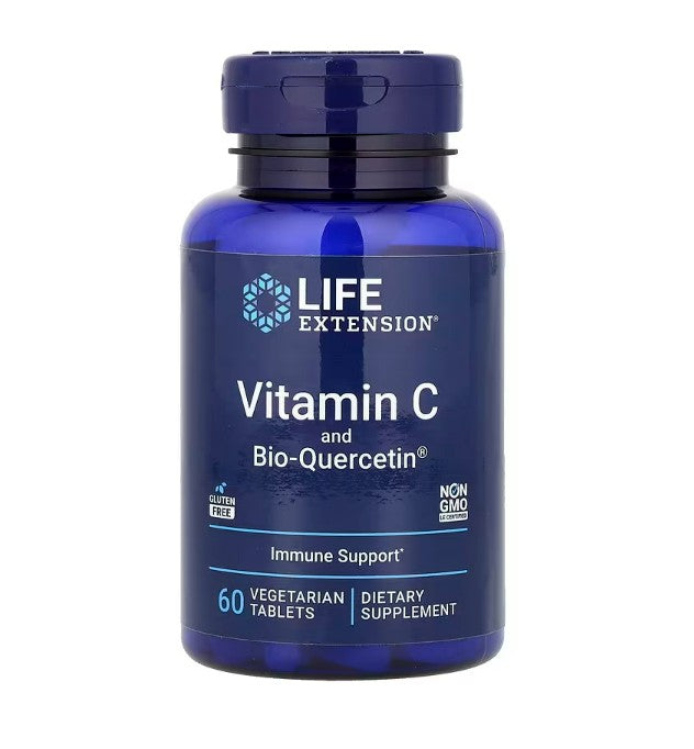 Life Extension Vitamin C and Quercetin - 60 vegetarian tablets